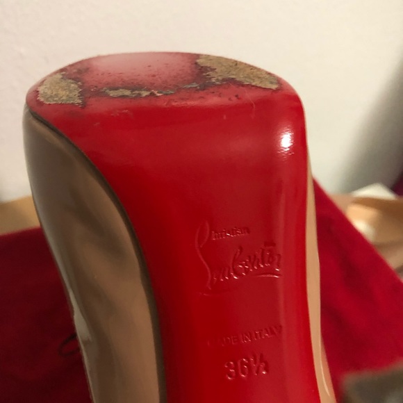 Christian Louboutin Nude Heels - Picture 5 of 7